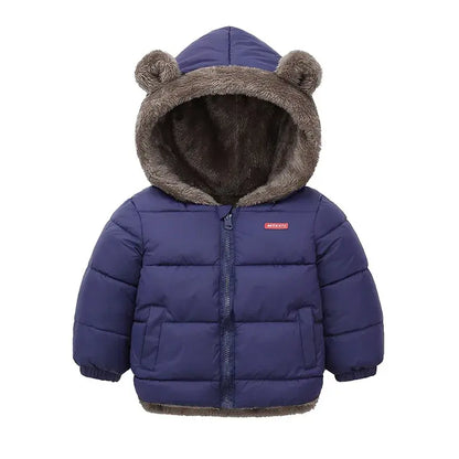 Children's Thick Fleece Coat busy kiddie