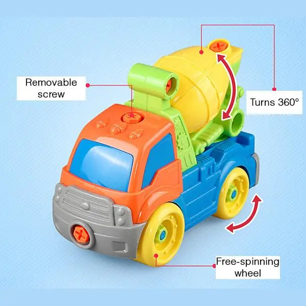 ConstructaPlay™ – Build Your Own Toy Vehicles Set busy kiddie