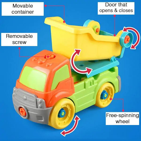 ConstructaPlay™ – Build Your Own Toy Vehicles Set busy kiddie