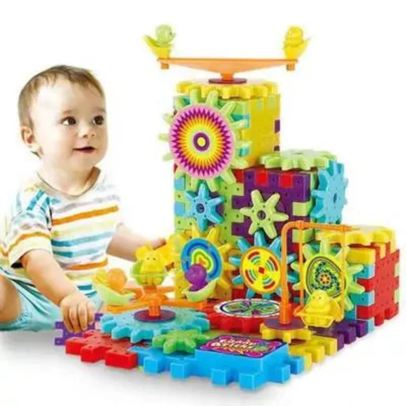 Gear Blocks Educational Toys busy kiddie