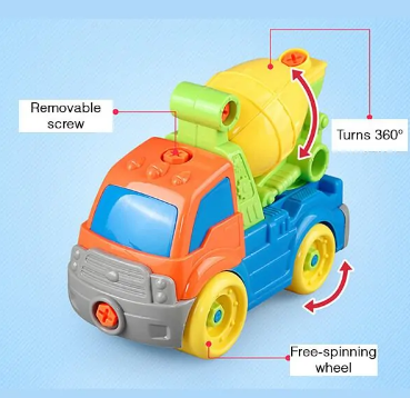 ConstructaPlay™ – Build Your Own Toy Vehicles Set busy kiddie