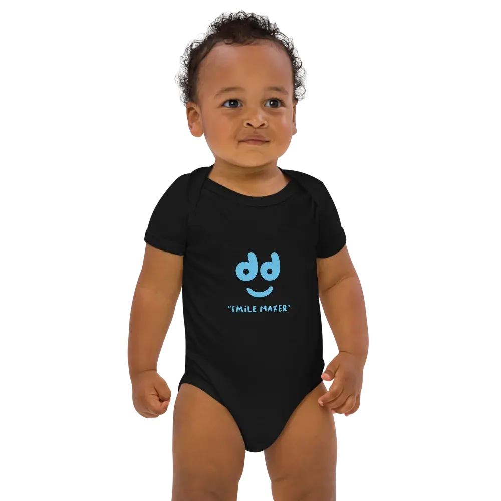 Organic Cotton Baby Bodysuit | Babybugz BZ10 busy kiddie