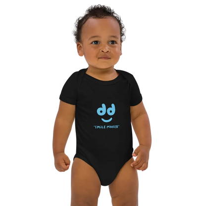 Organic Cotton Baby Bodysuit | Babybugz BZ10 busy kiddie