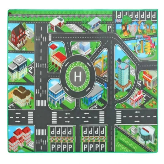 Baby Play Mat City Traffic Road Map busy kiddie