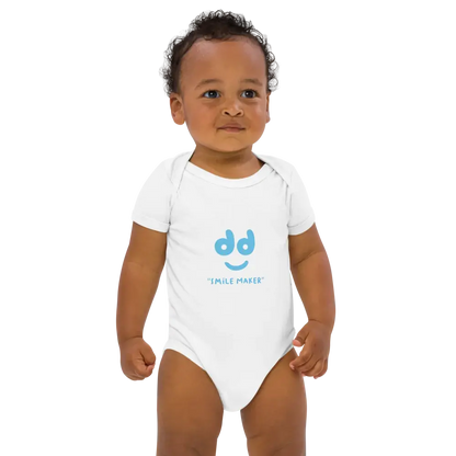 Organic Cotton Baby Bodysuit | Babybugz BZ10 busy kiddie