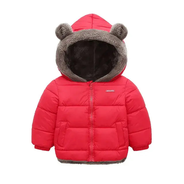 Children's Thick Fleece Coat busy kiddie