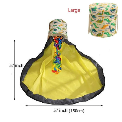 Toy Storage Bag and Play Mat busy kiddie