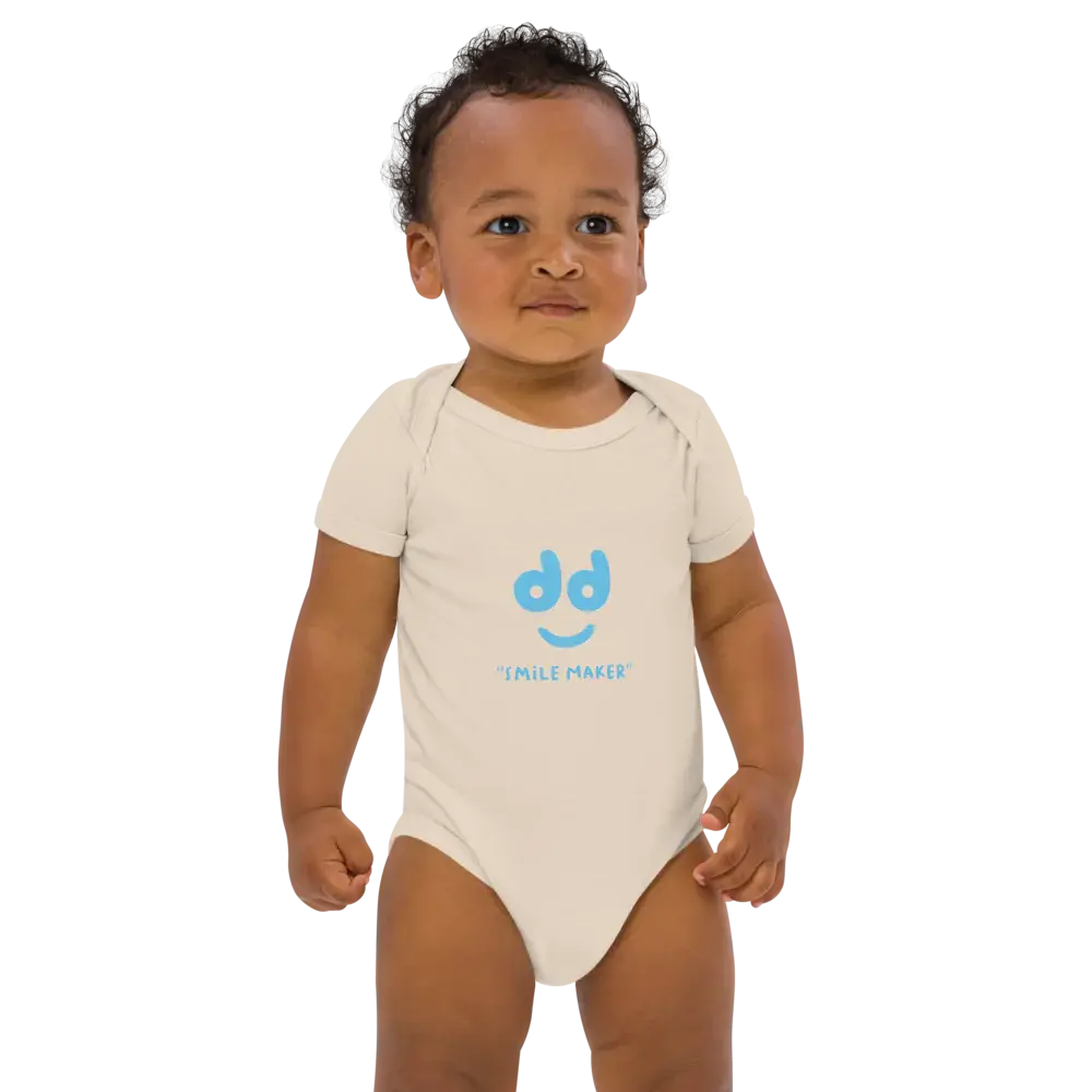 Organic Cotton Baby Bodysuit | Babybugz BZ10 busy kiddie