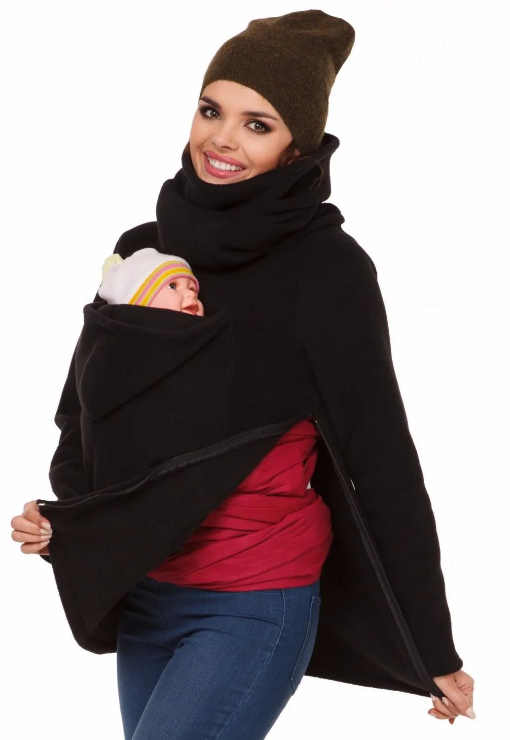 KangaSnug™- Baby Carrier Coat busy kiddie