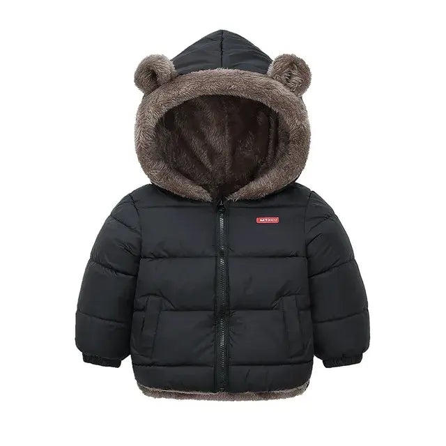 Children's Thick Fleece Coat busy kiddie