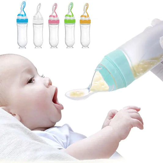 90ML Safe Newborn Baby Feeding Bottle busy kiddie