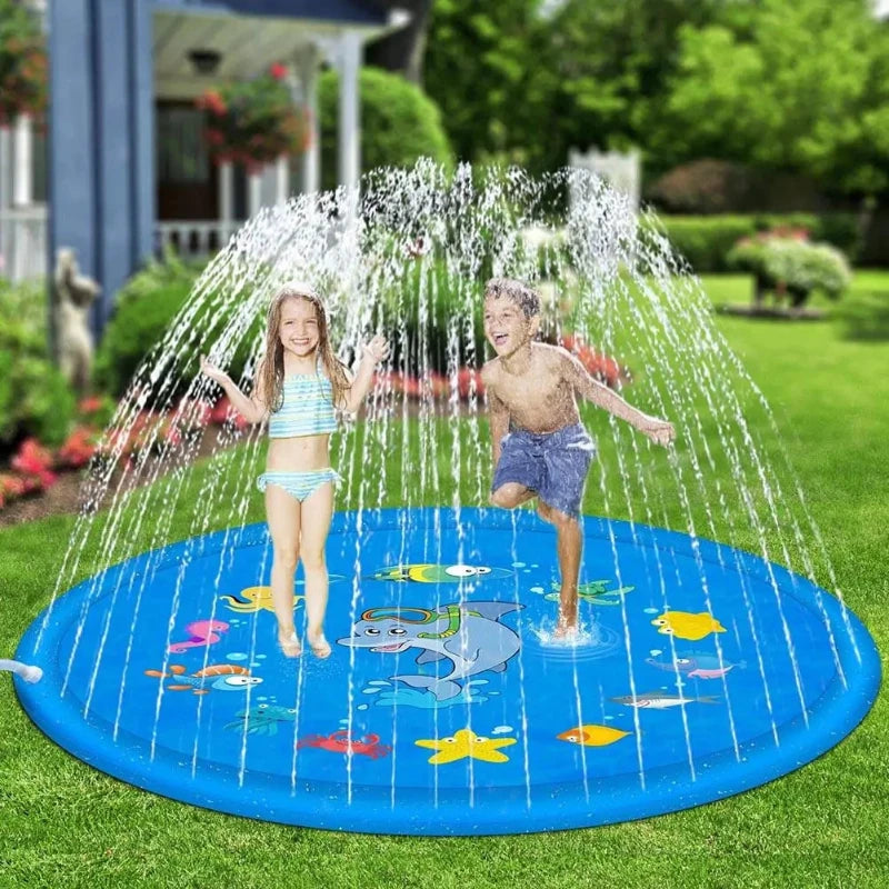 Outdoor Inflatable Water Spray Pad busy kiddie